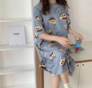 Loose Short Sleeve Cartoon Pencil New Summer Sleepwear 1561907 - TUZZUT Qatar Online Shopping