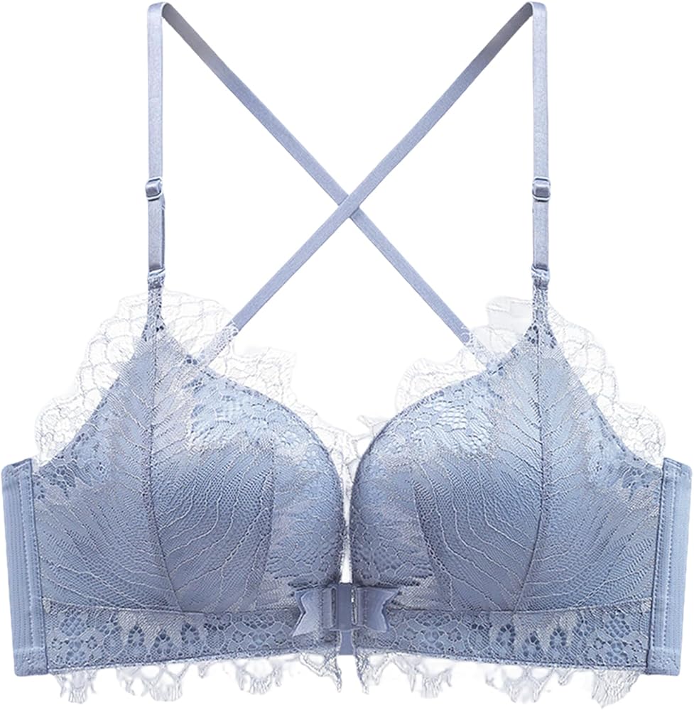 Women's Front Closure Wireless Eyelash Bralettethin Straps Comfort Halter Backless Cross Multiway Convertible Bras 71142 Women's Front Closure Wireless Eyelash Bralettethin Straps Comfort Halter Backless Cross Multiway Convertible Bras 71142