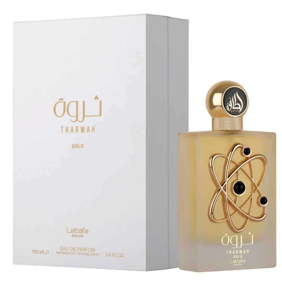 Tharwah Gold EDP Perfume - 100ml (3.4 Oz) By Lattafa Pride Tharwah Gold EDP Perfume - 100ml (3.4 Oz) By Lattafa Pride