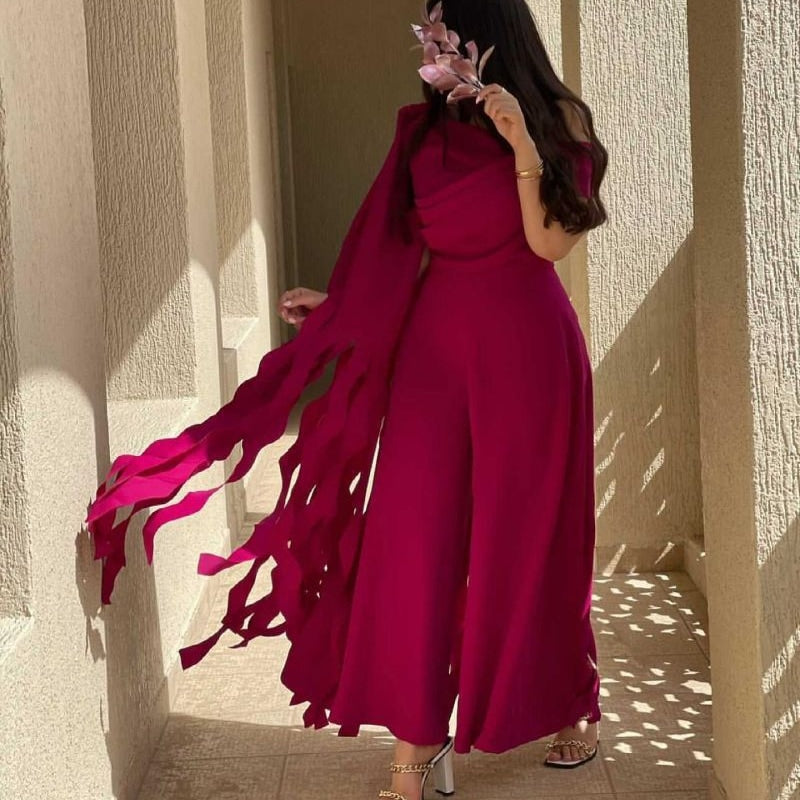 Women's Long Sleeve Solid Color Modest Fashion Dress S 540150