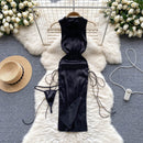 2 Pcs Women 's Sleeveless Uniform 450079 - TUZZUT Qatar Online Shopping