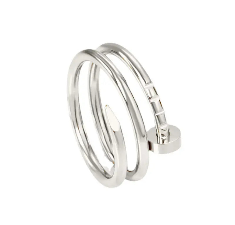 Stainless Steel Rings For Women Men X4201451 - TUZZUT Qatar Online Shopping