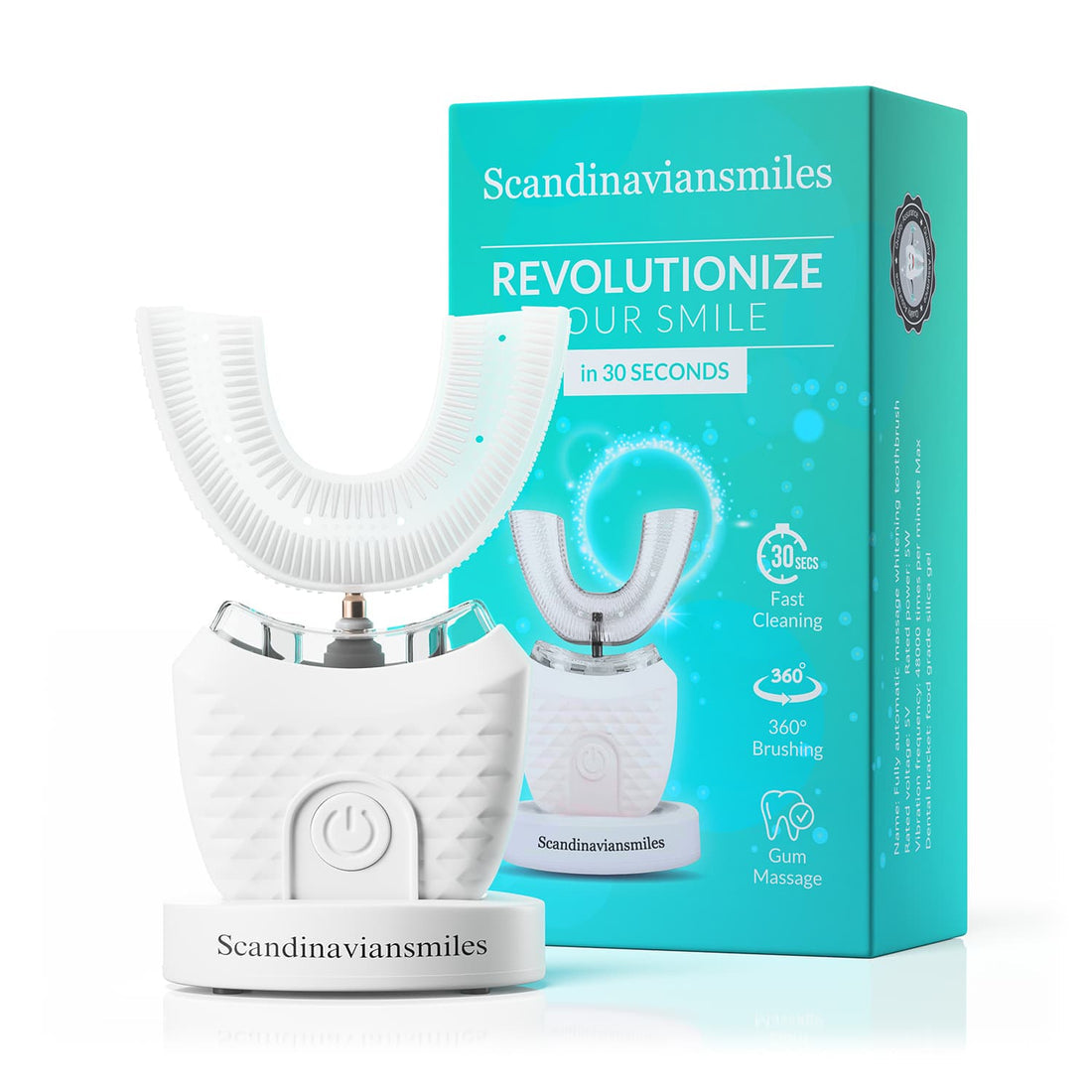 U-Shaped Automatic 360° Whitening Electric Toothbrush U-Shaped Automatic 360° Whitening Electric Toothbrush
