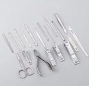 19pcs Nail Cutter Set Stainless Steel Nail Clippers Set 539522 - TUZZUT Qatar Online Shopping