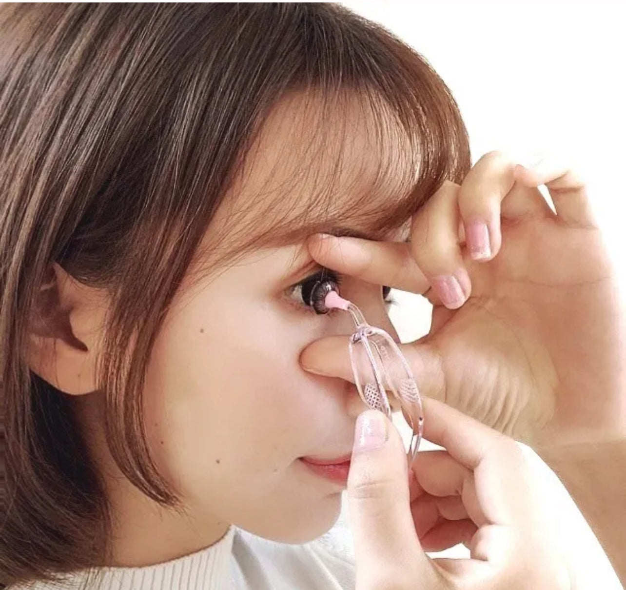 Contact Lens Wearing Tool(Silicone Soft Tweezer Stick Set) Contact Lens Wearing Tool(Silicone Soft Tweezer Stick Set)