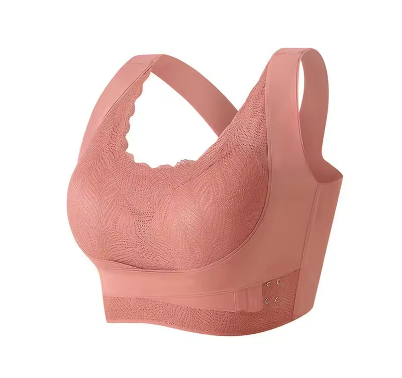 Women Bra Shockproof Hollow Out Back Elastic Push-up Lingerie Soft Breathable Padded Wireless Lady Sport Bra 80881 - TUZZUT Qatar Online Shopping