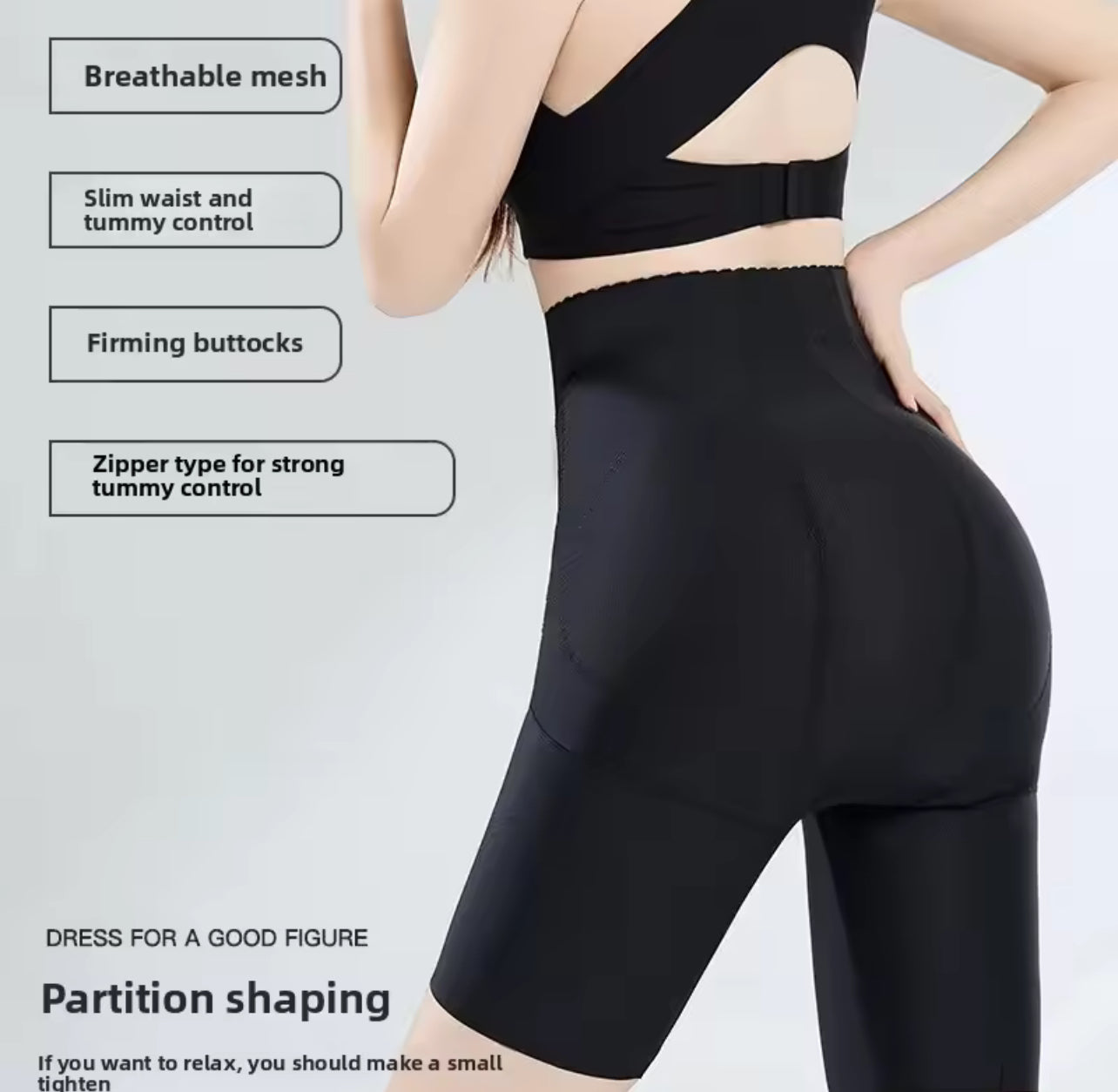 High-Waist Zipper Style Postpartum Tummy Control Butt Lifting Women's Shapewear MO8 High-Waist Zipper Style Postpartum Tummy Control Butt Lifting Women's Shapewear MO8