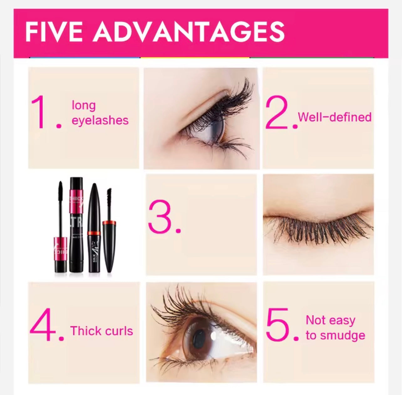 Fiber Mascara Set With Double Tubes 365547 Fiber Mascara Set With Double Tubes 365547