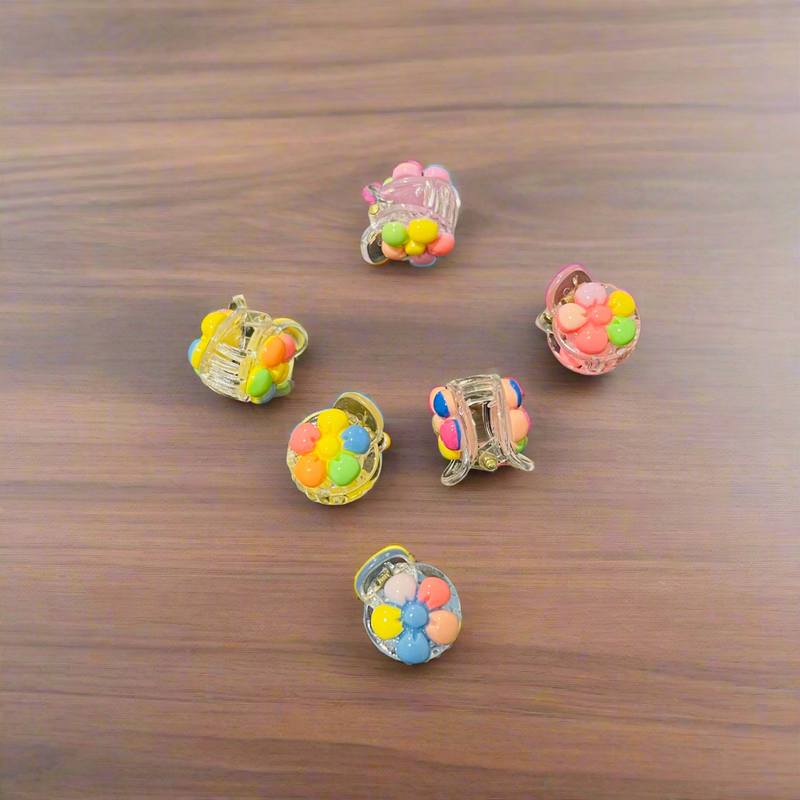 6pcs Hair Clips Flower Design Clips   1663565 - TUZZUT Qatar Online Shopping