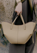 Faux Leather Tote Bag for Women 10263392 - TUZZUT Qatar Online Shopping