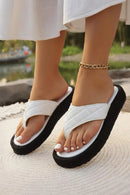 Thick-soled Flip-Flop Sandals FS26 - TUZZUT Qatar Online Shopping