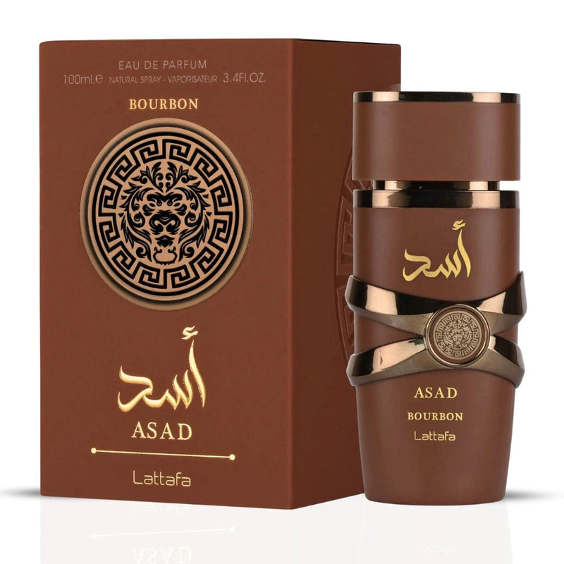 Afnan 9pm EDP 100ml & Lattafa Asad Bourbon EDP 100ml | An Irresistible Duo of Fresh Spice & Warm Indulgence (Bundle) - TUZZUT Qatar Online Shopping