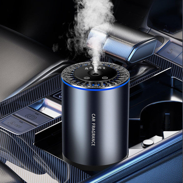Smart Car Air Fragrance Humidifier With Starlight Projector - Tuzzut.com Qatar Online Shopping