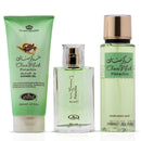 Choco Musk Pistachio 3-Piece Perfume Gift Set by Al Rehab - TUZZUT Qatar Online Shopping