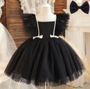 Girls Elegant Ruffle Wedding Party Dresses   S5126065 - TUZZUT Qatar Online Shopping