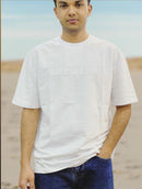 Mens Plain Letter Printed Short Sleeve T-shirt - TUZZUT Qatar Online Shopping