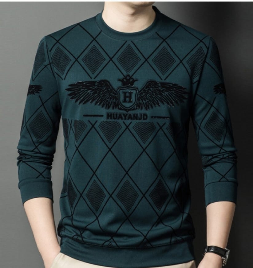 Long Sleeve Men's Hot Piece Fleece Casual Tshirt 176782 Long Sleeve Men's Hot Piece Fleece Casual Tshirt 176782