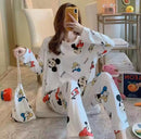 Women Disney Mickey Minnie Pajamas Set   1620153 - TUZZUT Qatar Online Shopping
