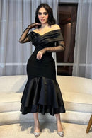 Womens Evening Dress Feathers Party Gown  47896 - TUZZUT Qatar Online Shopping