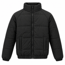 Size-S Black Padded Zip-Front Jacket  MF 1936