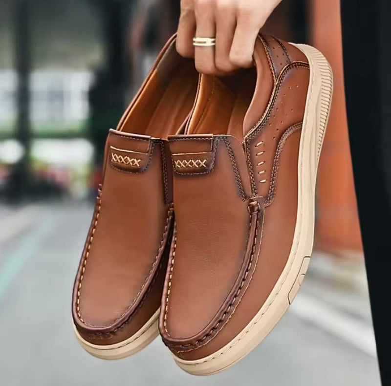 Comfortable Genuine Leather Loafers 7012360 - TUZZUT Qatar Online Shopping