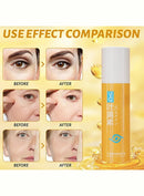 Dinkiss Lutein Eye Essence Oil, Vc Lutein Eye Essence Oil, Lutein Eye Serum, Lutein Eye Oil, Under Eye Oil Roller Ball, Japan Firming Anti-Aging Eye Serum For Eye Bags (8ml) - TUZZUT Qatar Online Shopping
