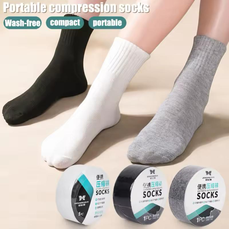 1 Pair Portable Compression Socks - TUZZUT Qatar Online Shopping