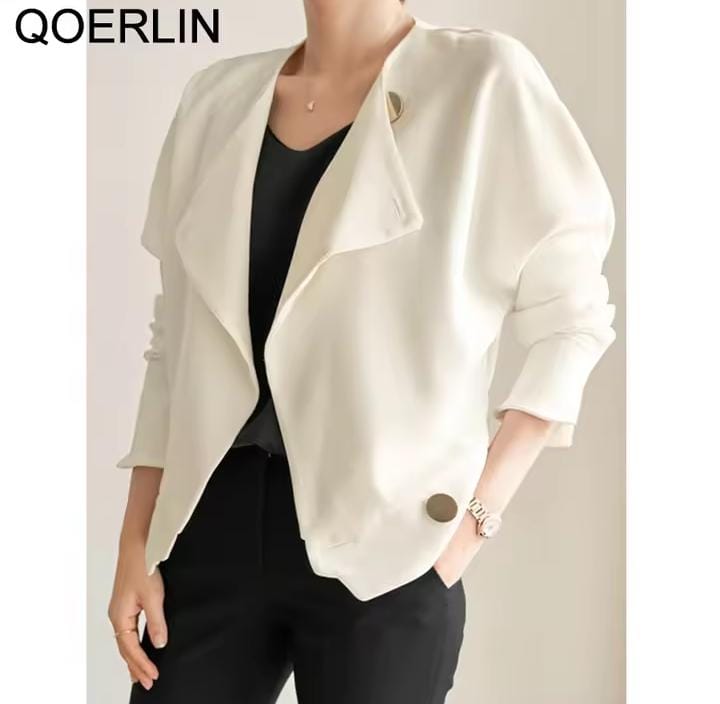 Women's White Shirt O-Neck Long Sleeve Top S4372716 Women's White Shirt O-Neck Long Sleeve Top S4372716