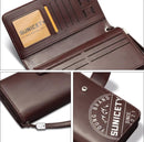 New Long style  Phone Bag  with  Multiple Card  Postion Simple Zipper Business mens Wallet - S4773660 - TUZZUT Qatar Online Shopping