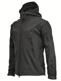 Outdoor Warm Shark Skin Soft Shell Special Tactical Training Plush Thickened Waterproof Windproof Jacket - S5206071 - Tuzzut.com Qatar Online Shopping