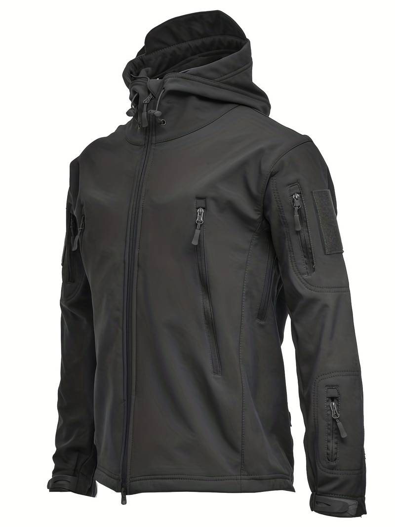 Outdoor Warm Shark Skin Soft Shell Special Tactical Training Plush Thickened Waterproof Windproof Jacket - S5206071 Outdoor Warm Shark Skin Soft Shell Special Tactical Training Plush Thickened Waterproof Windproof Jacket - S5206071