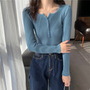 Women's Long Sleeve Knit Top  475968 - TUZZUT Qatar Online Shopping