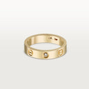 LOVE Ring Classic Yellow Gold 1 Diamond DN2021 - TUZZUT Qatar Online Shopping