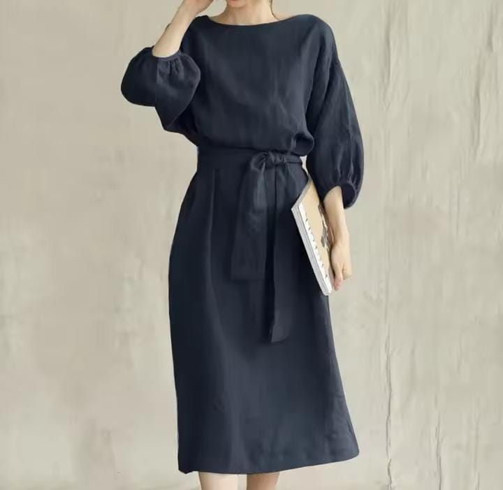 Women's Solid Color round Neck Party Dress S4349575 Women's Solid Color round Neck Party Dress S4349575