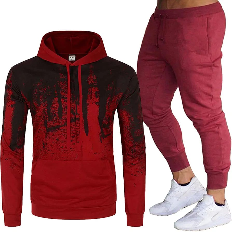 Men's 2 Piece Outfit Hooded Sweat Suit S4341163 Men's 2 Piece Outfit Hooded Sweat Suit S4341163
