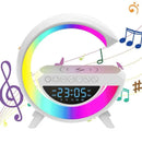 Wireless Charging Mp3 Player with Night Light and Alarm Clock Multi-Color BT-3401 - TUZZUT Qatar Online Shopping