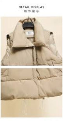 Women Sleeveless Jacket Puffer Vest Ladies Winter Warm Waistcoats M203598 - TUZZUT Qatar Online Shopping