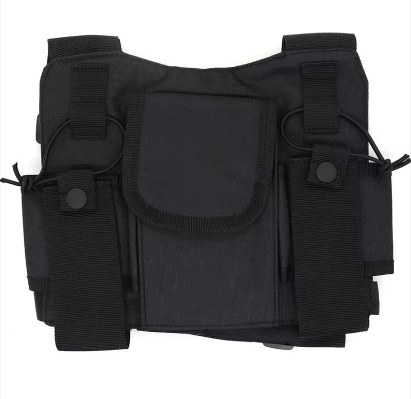 Front Pack West Pouch Holster Vest Men Tactical Chest Rig Bag