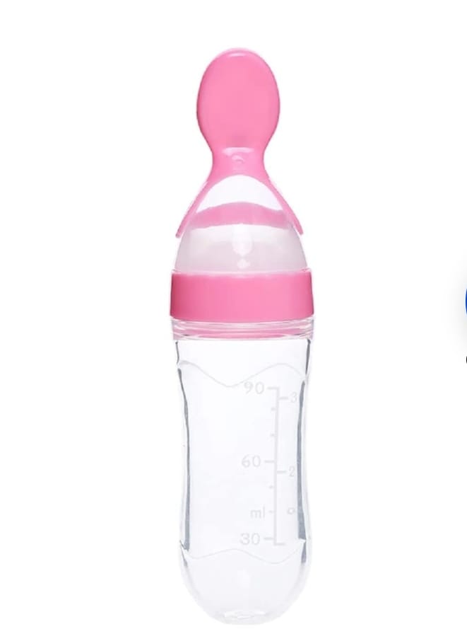 Baby Squeezy Silicone Spoon Bottle 1720389 - TUZZUT Qatar Online Shopping