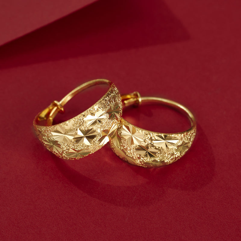 Nattiyan Hoop Earrings DN2073 - TUZZUT Qatar Online Shopping