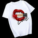 Women's Letter/Number T-Shirts L 525005 - TUZZUT Qatar Online Shopping