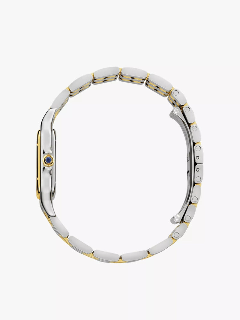 Panther Two Tone Gold Steel Quartz Watch CR1000 - TUZZUT Qatar Online Shopping