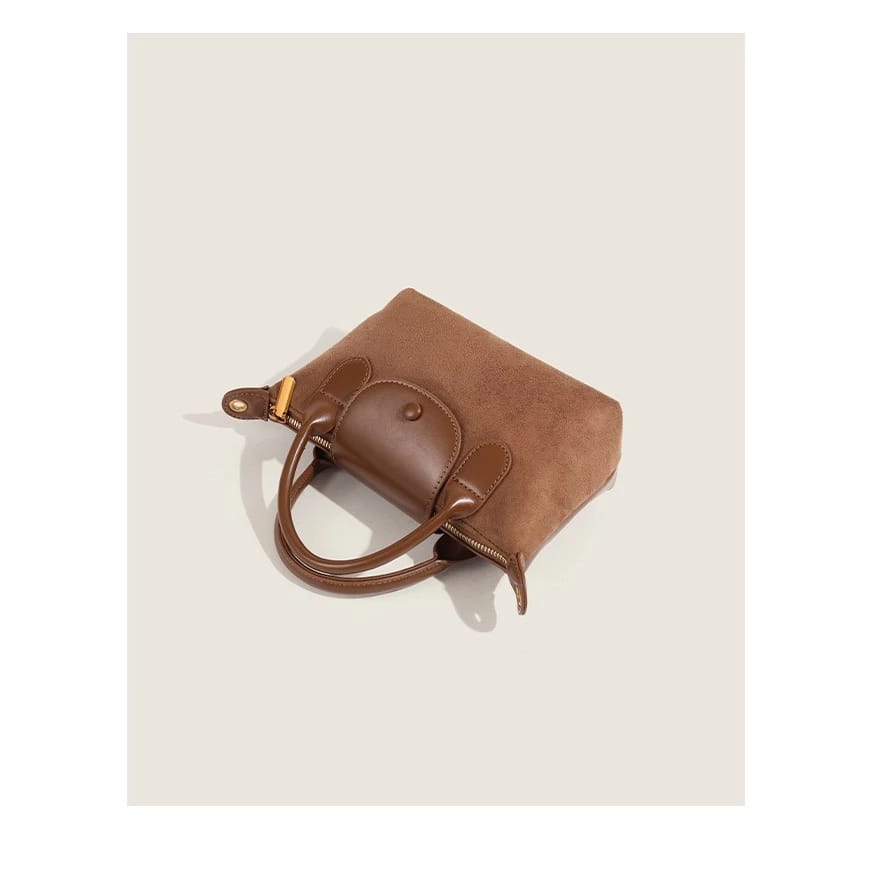 Women PU Shoulder Bag, Stitched Handbag with Brooch 472783 Women PU Shoulder Bag, Stitched Handbag with Brooch 472783