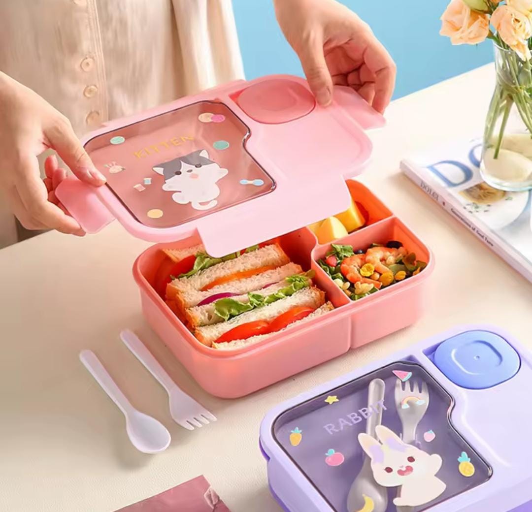 Kids Portable Lunch Box Compartment Food Storage Container 1720910