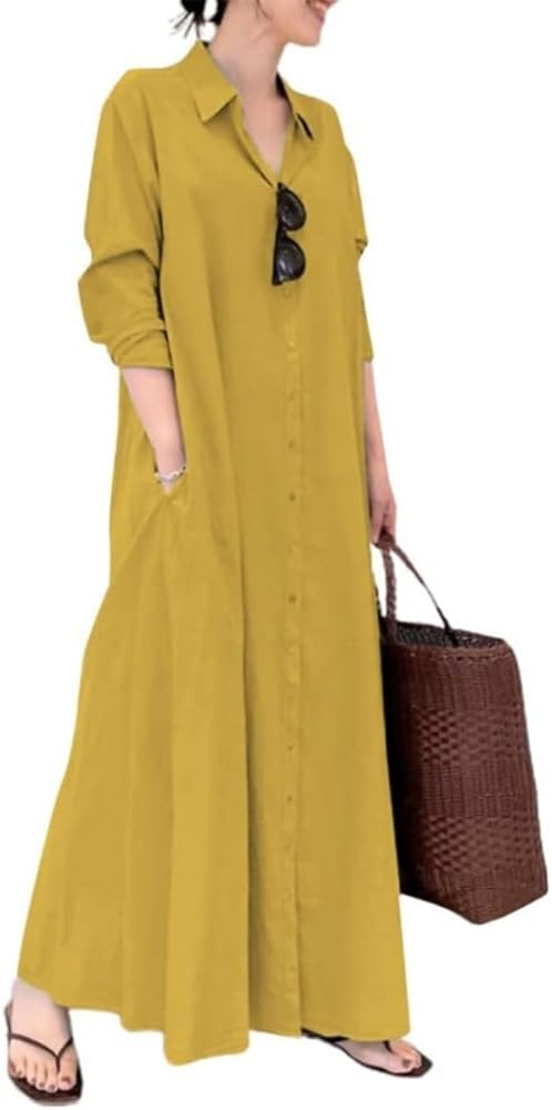 Women's Shirt Casual Long Sleeve Dress B93586 Women's Shirt Casual Long Sleeve Dress B93586