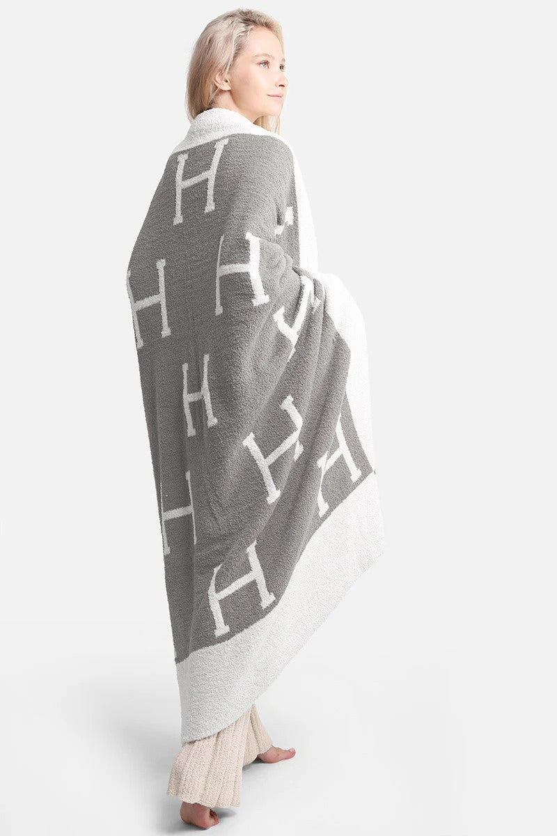 Wool Cashmere Avalon Blanket BL1009 - TUZZUT Qatar Online Shopping