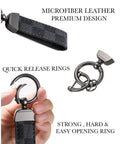 Luxury Leather Keychain K7744 - TUZZUT Qatar Online Shopping