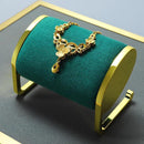 Yellow Plated Flower Pendant for Women Luxury Tulip Rose Flower One Necklace Model-01 - TUZZUT Qatar Online Shopping