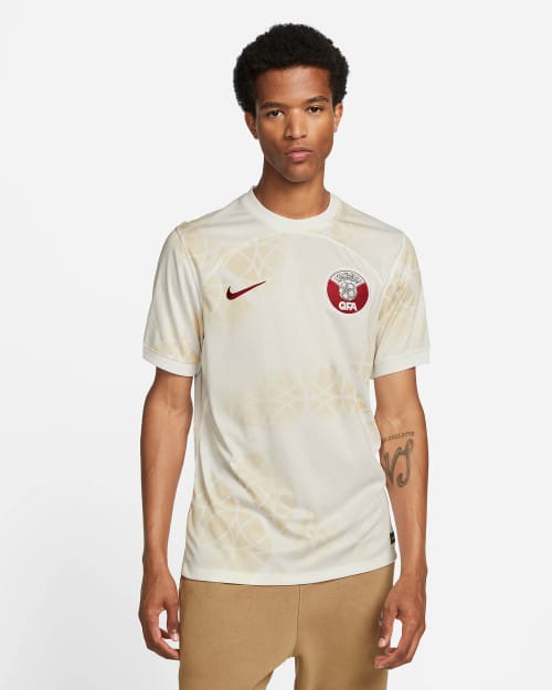 Qatar National Team White Away Soccer Jersey   QTR100 - TUZZUT Qatar Online Shopping