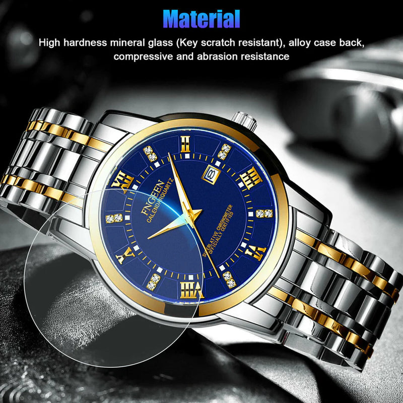 Stainless Steel Watch Quartz Luminous Classic Watch For Men X4326762